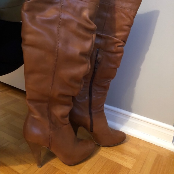 Leather Brown Boots - Picture 2 of 2